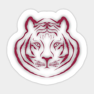 Tiger. Symbol of the new year 2022 Sticker